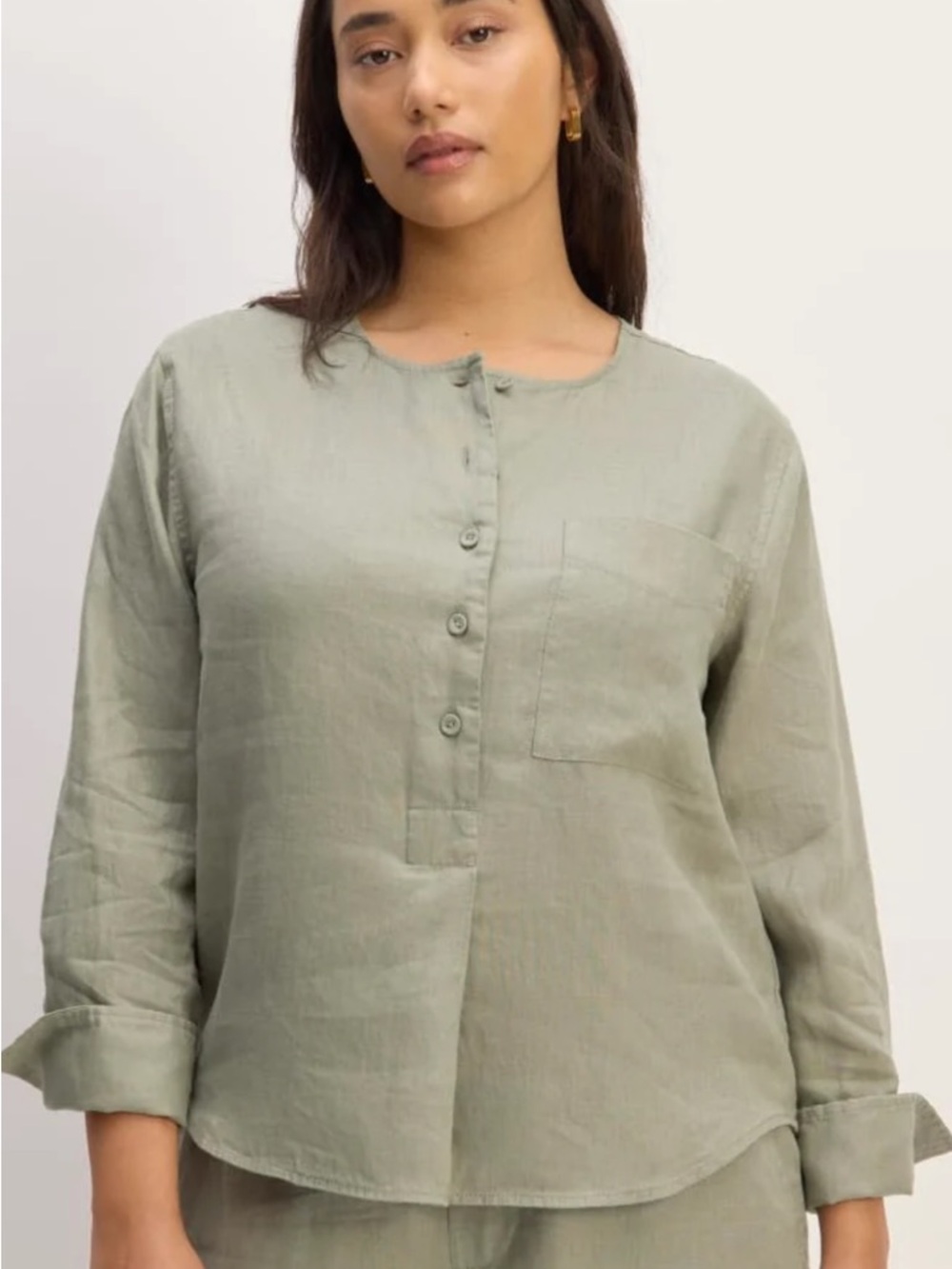 Everlane Popover Shirt in Linen